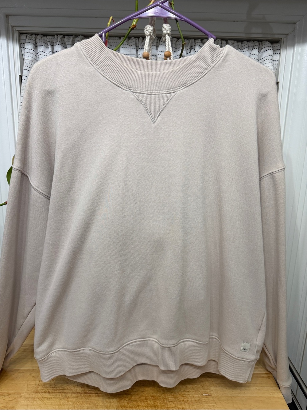 Vuori Relaxed Crewneck Sweatshirt - Cream